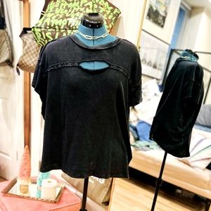 We the Free Cutout Tee